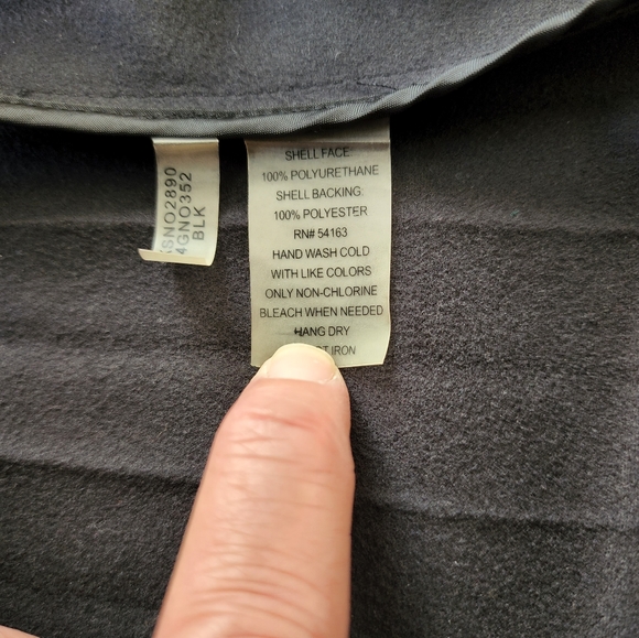 Calvin Klein Faux Leather Pleated Skirt size 4 - Picture 11 of 11